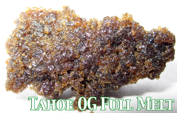 Tahoe OG Kush Full Melt Hash Medical Marijuana Concentarate